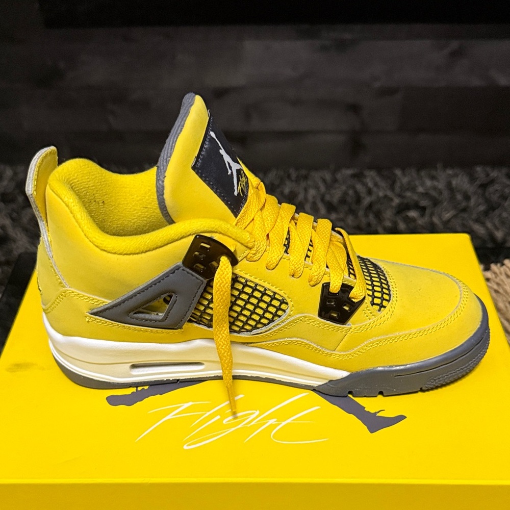 Yellow and Gray Sneakers - Picture 3 of 5